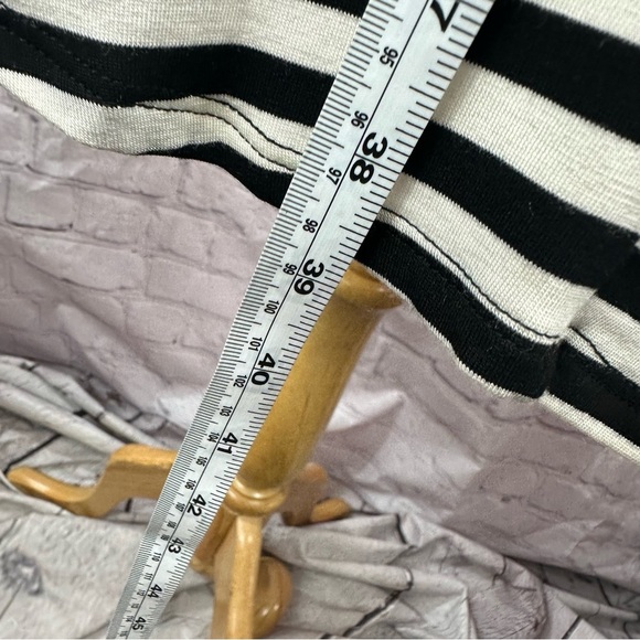 NWT Annabelle boutique Stripe high low tunic knit top sz S twist front - Picture 5 of 8